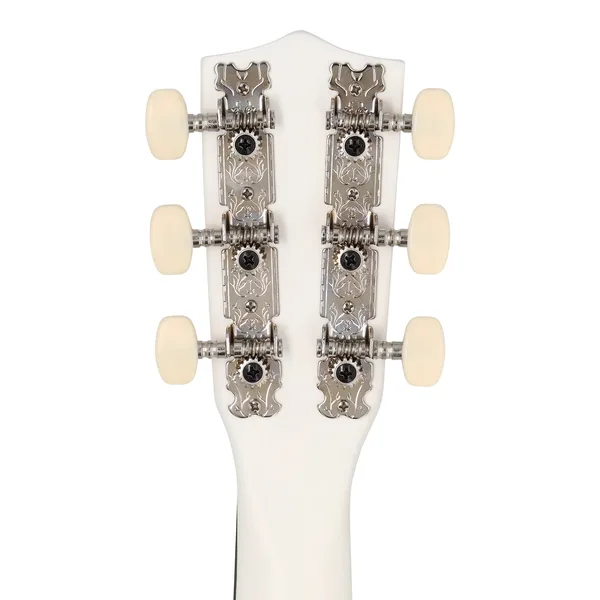 גיטרת עץ לבנה לילדים מבית מרמלדה מוזיקה