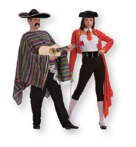 תחפושות לזוגות לוחמת שוורים ומקסיקני