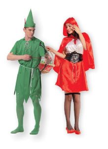 תחפושות לזוגות כיפה אדומה ופיטר פן